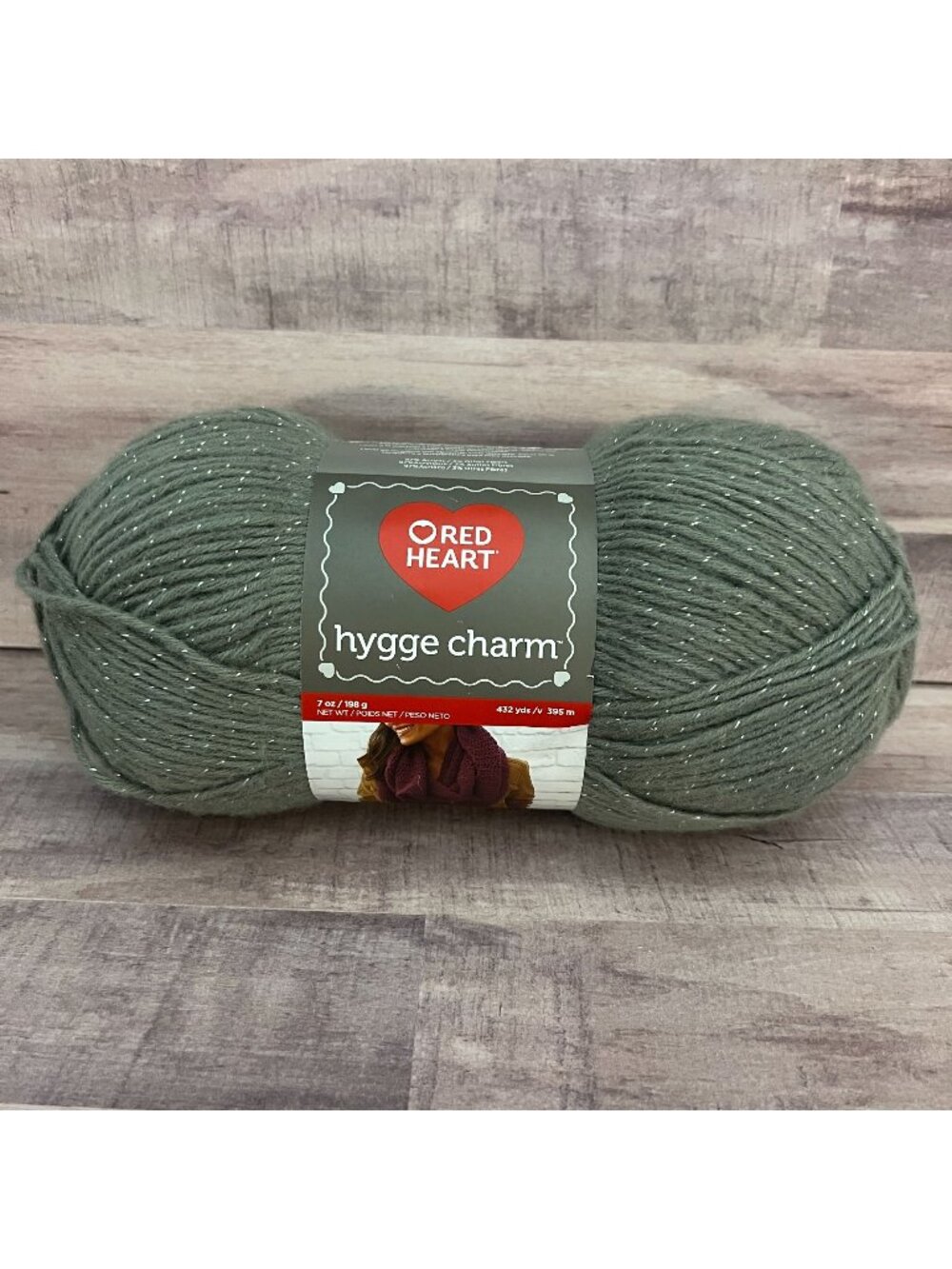 Red Heart Hygge Charm Yarn Shooting Star 7oz Medium 4 Weight 432 Yds Acrylic Ble